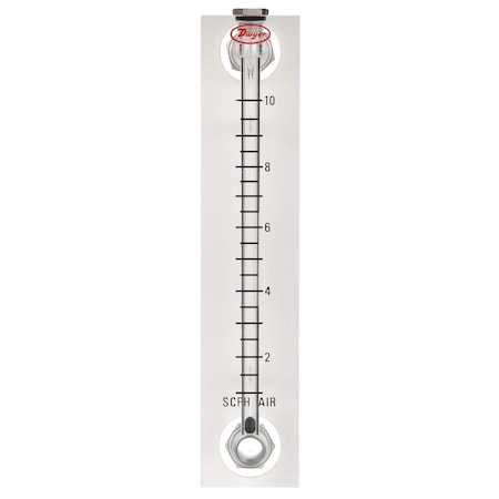 Dwyer Instruments Flowmeter, range 1-10 SCFH air. VFB-91-SS
